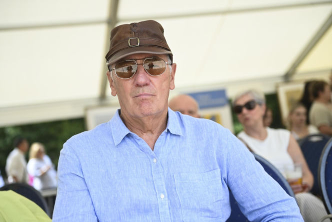 Karol Strasburger ćwiczy