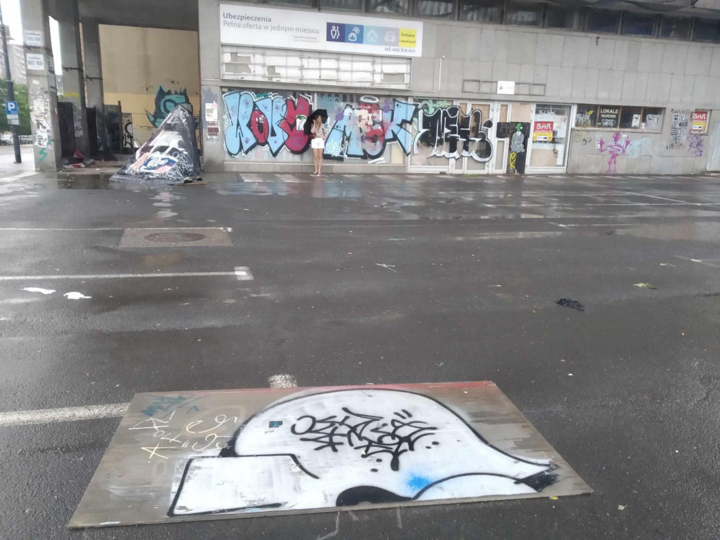 Burza w Łodzi wyrywa drzewa z korzeniami