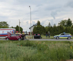Poważny wypadek w miejscowości Sadowie. Zablokowana DK9, są ranni