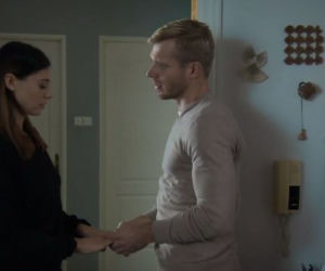 M jak miłość, odcinek 1350, Artur (Tomasz Ciachorowski), Iza (Adriana Kalska)
