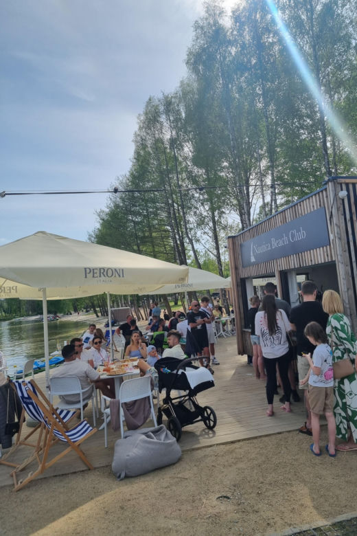Nowa Eko Plaża w Giżycku otwarta. Niezwykłe miejsce powstało nad jeziorem Niegocin
