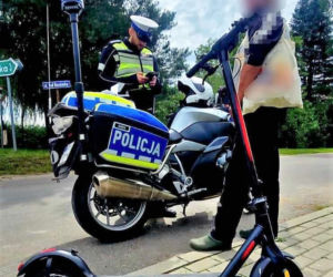 Na hulajnodze też trzeba być trzeźwym. Kosztowna przejażdżka 61-latka z Marzęcic