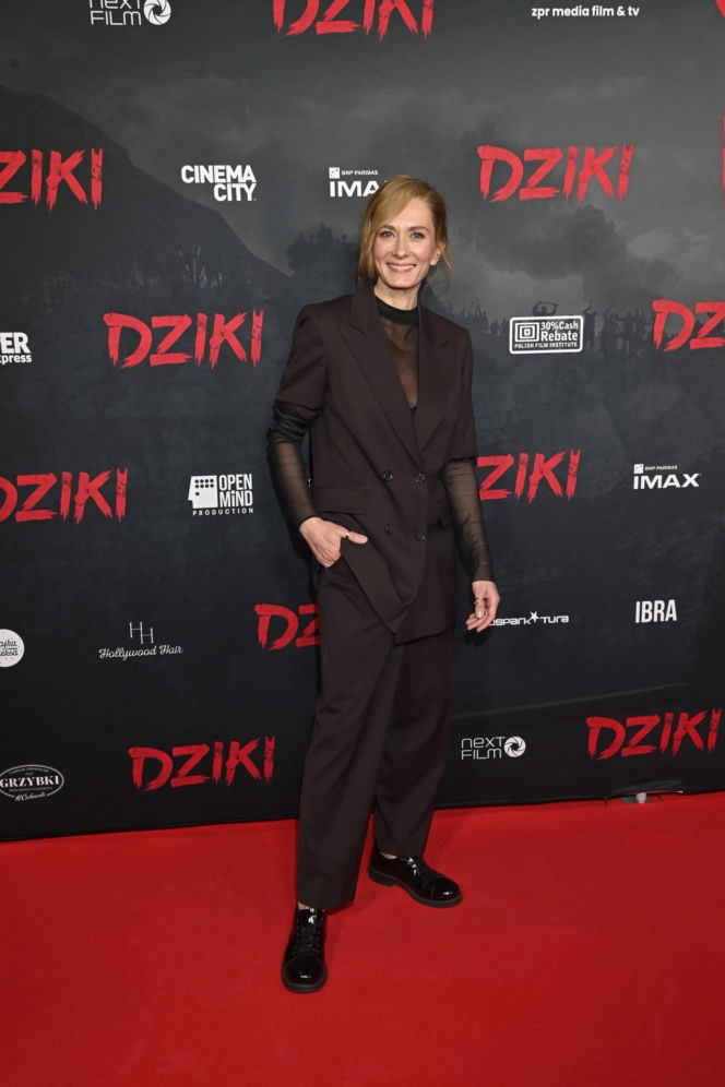 Anita Sokołowska zmieniła kolor włosów. Tak zaprezentowała się na przedpremierze filmu "Dziki"