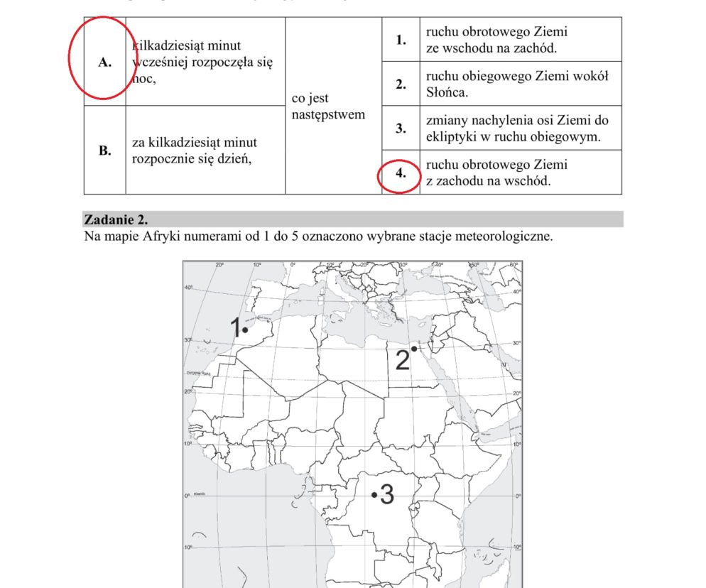 Matura 2020: Geografia - poziom rozszerzony - ODPOWIEDZI 