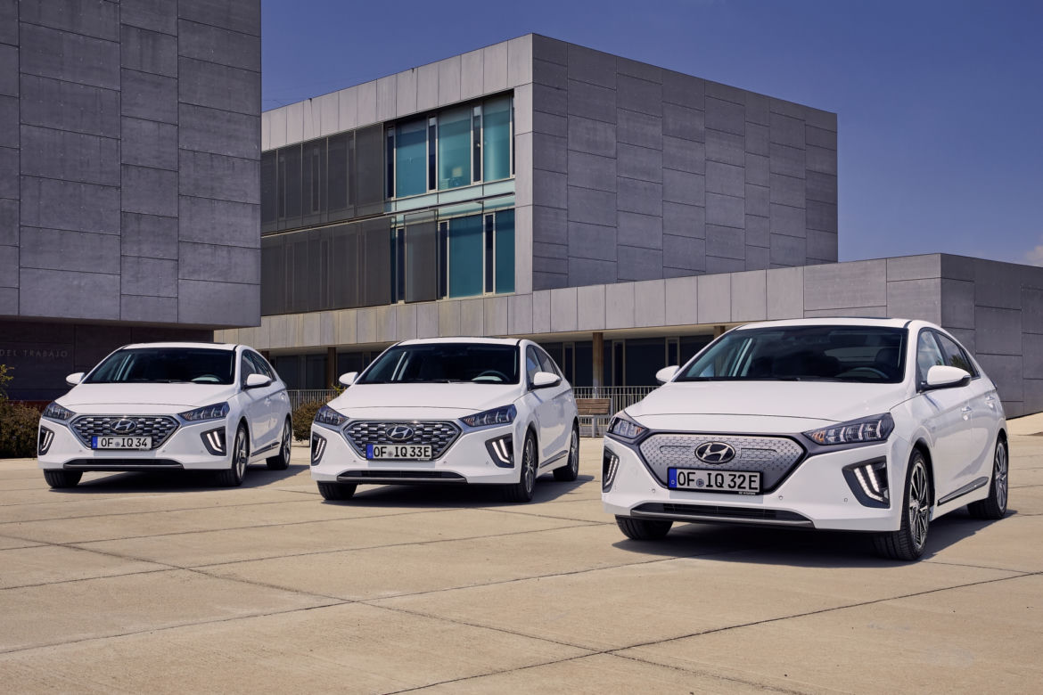 Hyundai IONIQ - rodzina modelu po liftingu 2019
