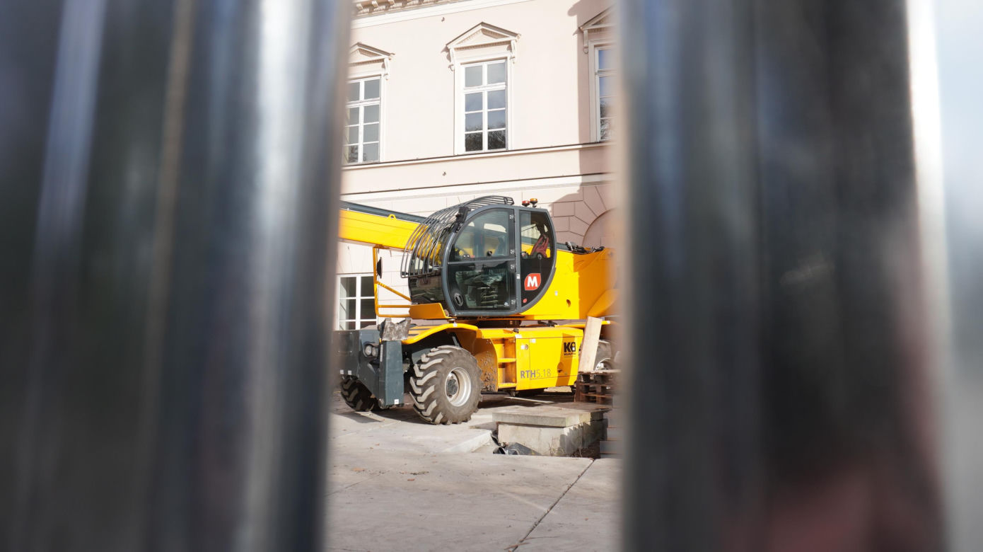 Remont Pałacu Lubomirskich. Tak wygląda plac budowy