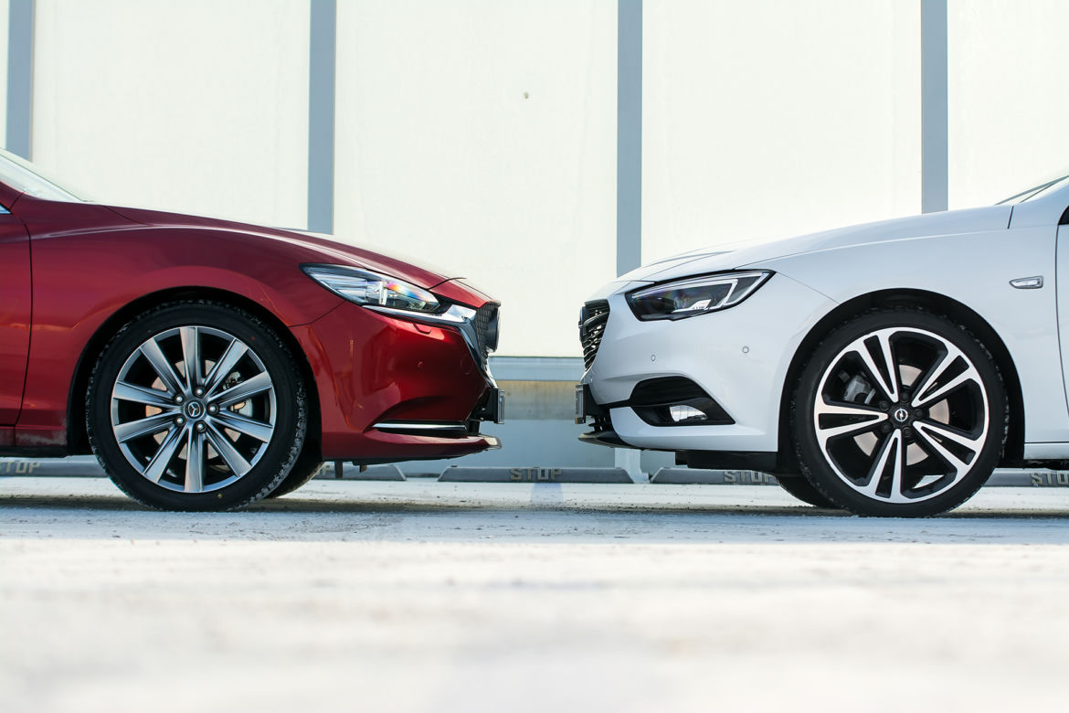 Mazda 6 Sport Kombi 2.2D 184 KM AT6 AWD vs. Opel Insignia Sports Tourer 2.0 CDTi 210 KM AT8 AWD