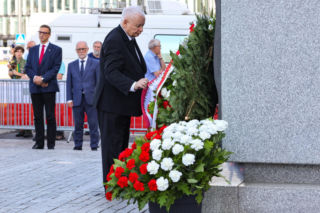 Jarosław Kaczyński na miesięcznicy smoleńskiej