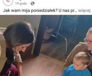M jak miłość nowy sezon. Agnes (Amanda Mincewicz), Antoś (Mikołaj Jankowski) na planie