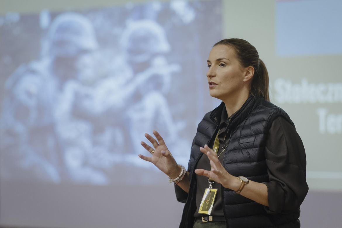 Magdalena Sobkowiak-Czarnecka zachęca do ćwiczeń obronnych