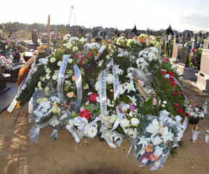 Podkarpacie. Bliscy pożegnali tragicznie zmarłego bohaterskiego tatę Anielki [ZDJĘCIA]