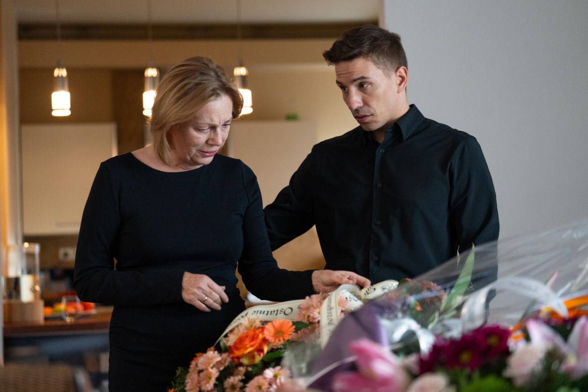 Barwy szczęścia, odc. 3182: Wanda Kępska (Maja Barełkowska), Tomasz (Jakub Sokołowski) 