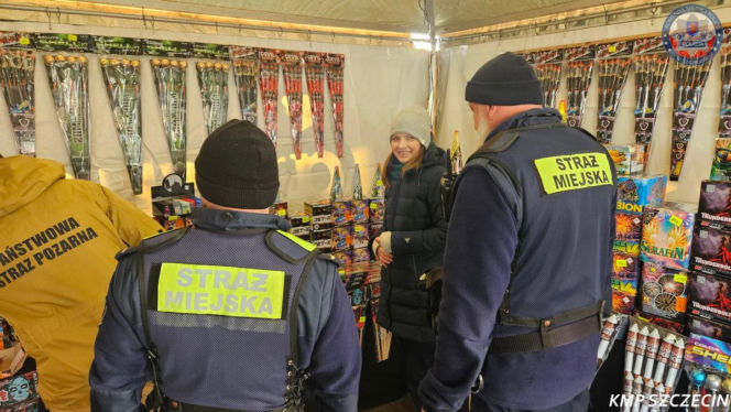 Kontrole w punktach sprzedaży fajerwerków