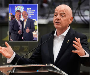 Sekretarz PZPN spotkał się z Infantino podczas mundialu. Polska stara się o wielką imprezę