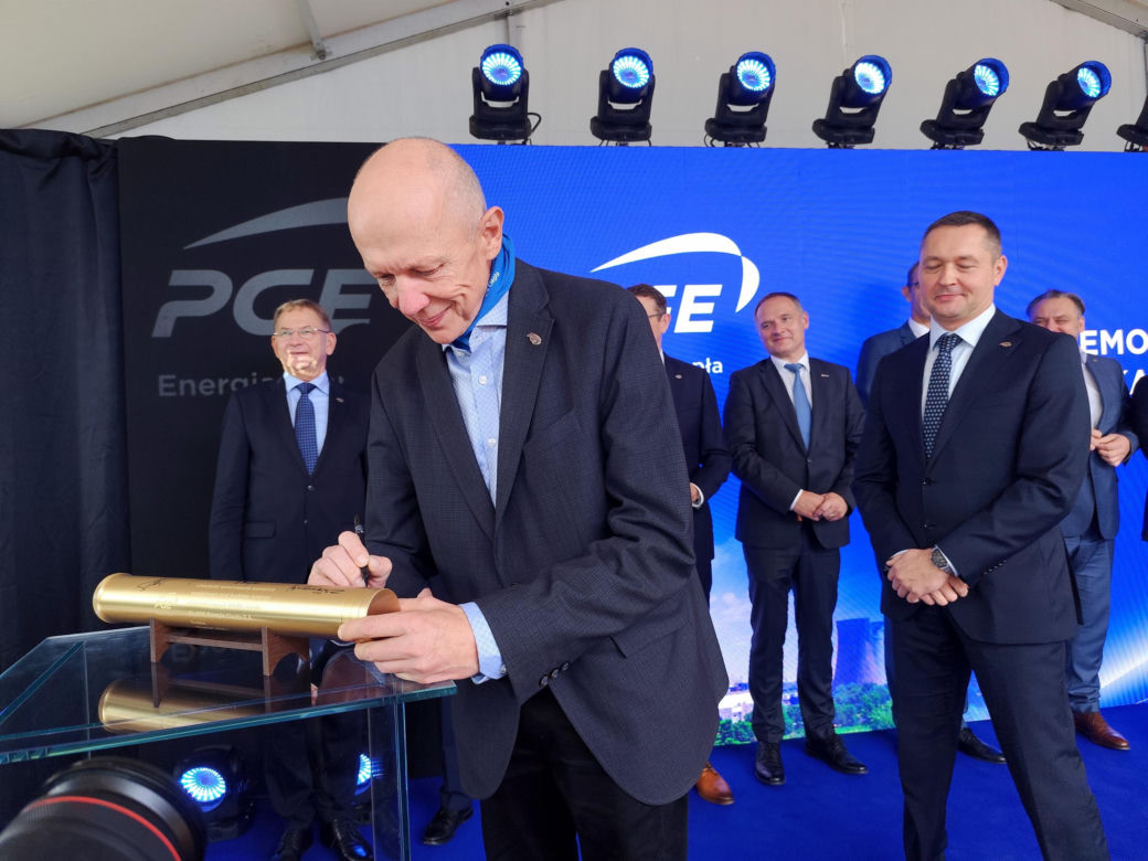 Wmurowanie kamienia węgielnego pod budowę nowego źródła ciepła dla Krakowa