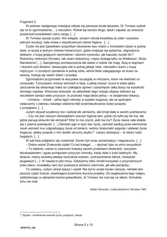 Matura poprawkowa 2022: Polski. Arkusz CKE, pytania, zadania, odpowiedzi [23.08]