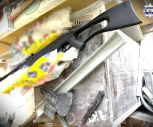 Mężczyzna strzelał do ptaków na osiedlu Syberka w Będzinie