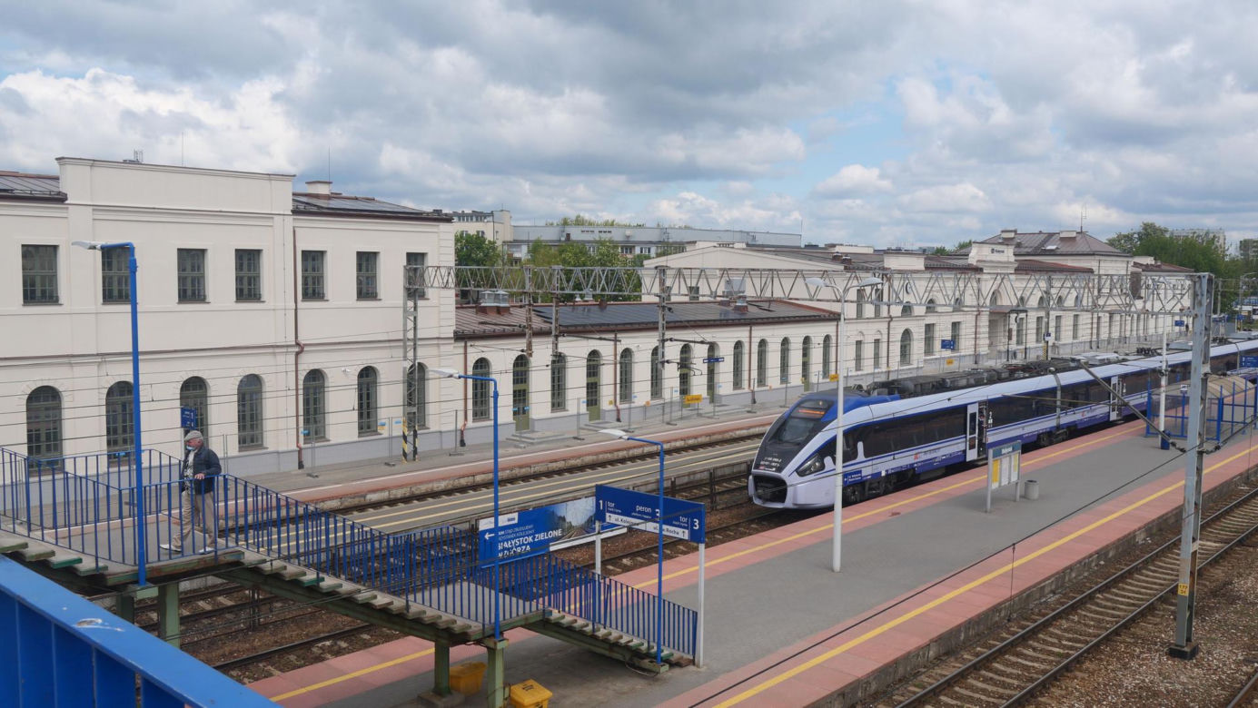 Białystok. Dworzec PKP po renowacji odzyskał dawny blask