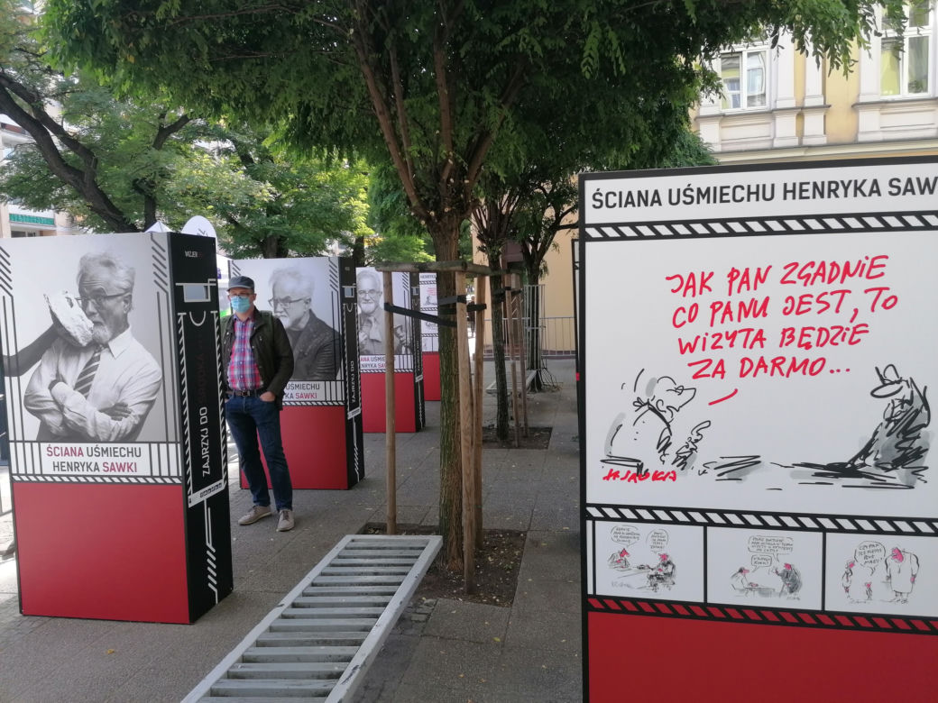 "Ściana Uśmiechu" w centrum Szczecina