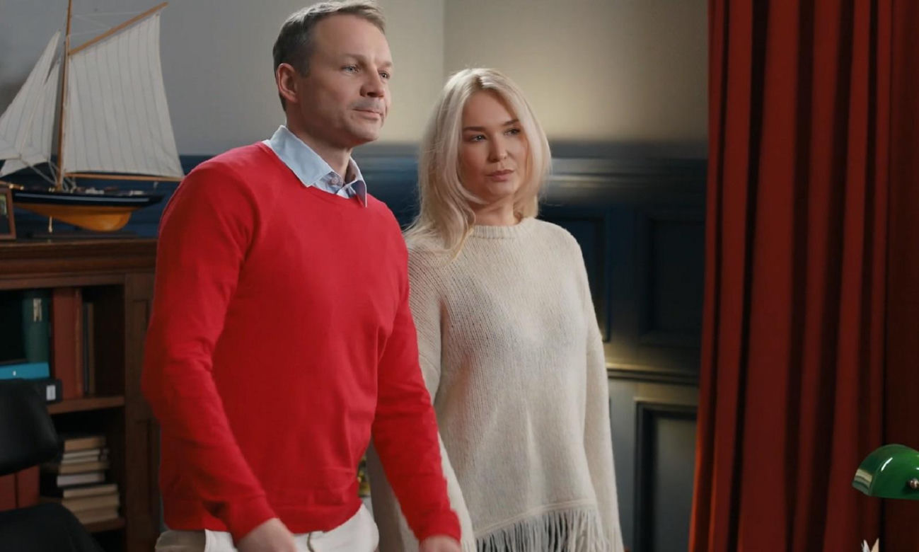 Barwy szczęścia odc. 3382. Bruno (Lesław Żurek), Karolina (Marta Dąbrowska)