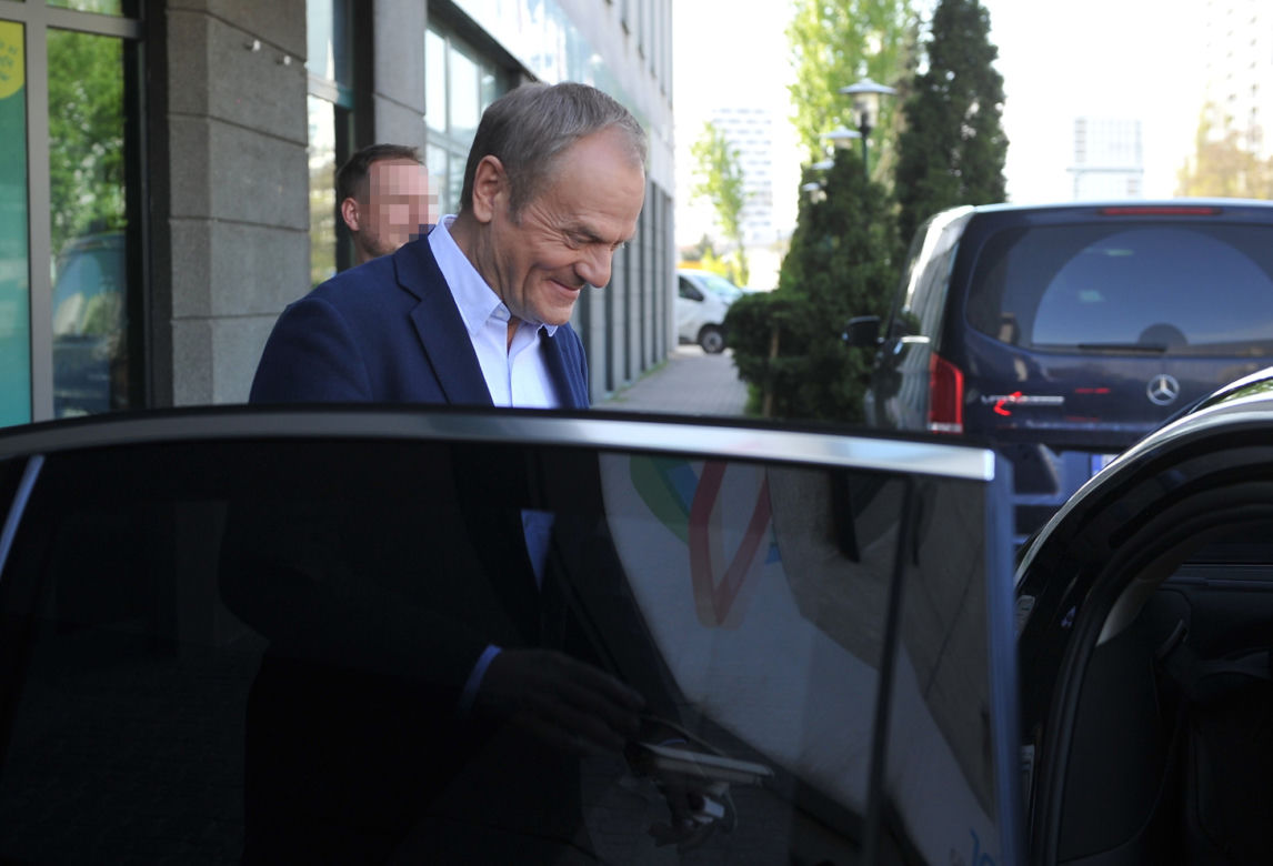 Donald Tusk u Kamili Biedrzyckiej