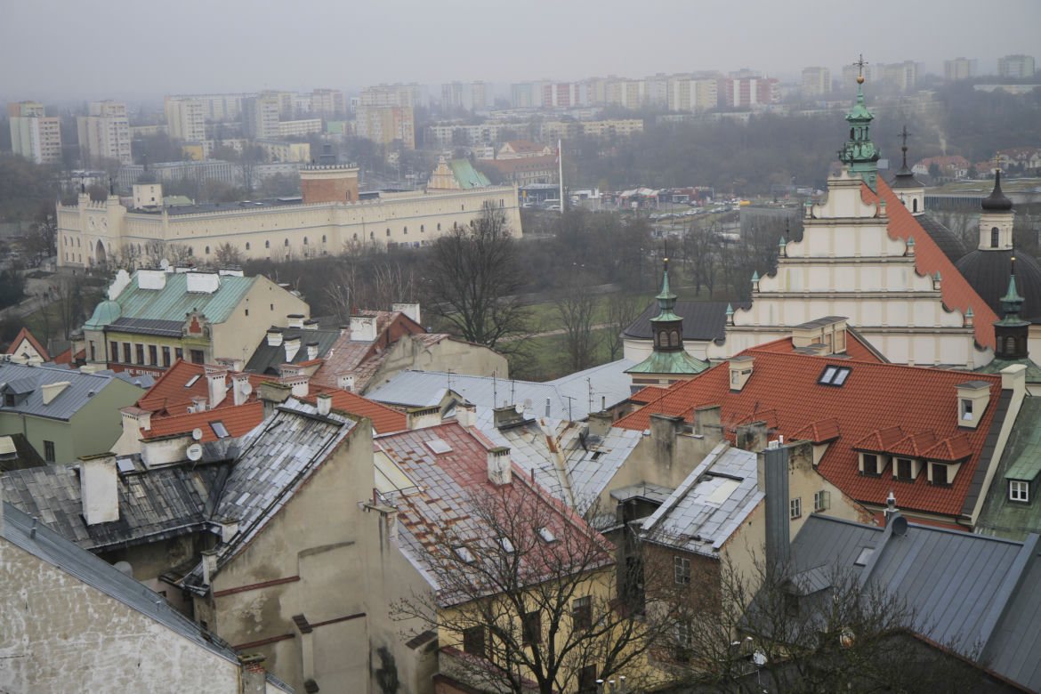 Panorama Lublina widziana z Wieży Trynitarskiej