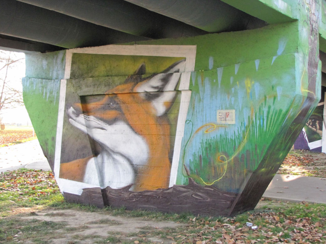 Mural w rejonie Lisiej Góry w Rzeszowie robi się coraz większy