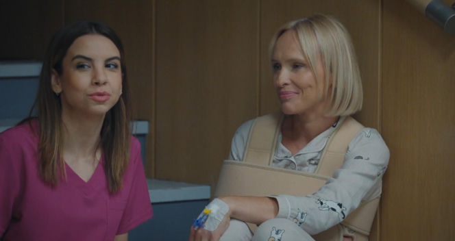 M jak miłość odc. 1891. Dorota (Iwona Rejzner), Aneta (Ilona Janyst)