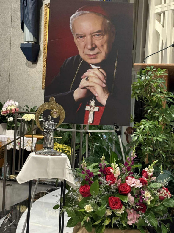 Relikwie bł. Stefana Kardynała Wyszyńskiego w kościele św. Francisa Borgii