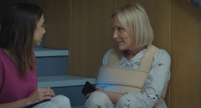 M jak miłość odc. 1891. Dorota (Iwona Rejzner), Aneta (Ilona Janyst)