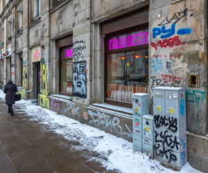 Graffiti w centrum Warszawy w 2026 r.