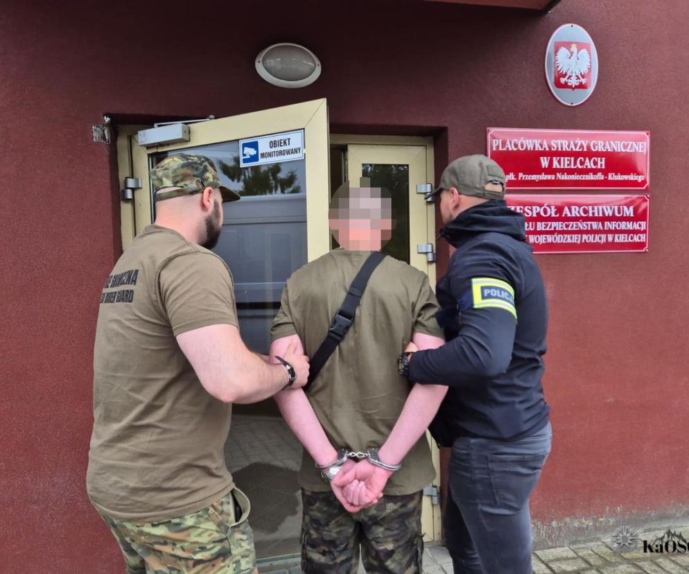 Kielce: Poszukiwany listem gończym cudzoziemiec deportowany. Otrzymał 10 lat zakazu wjazdu do strefy Schengen