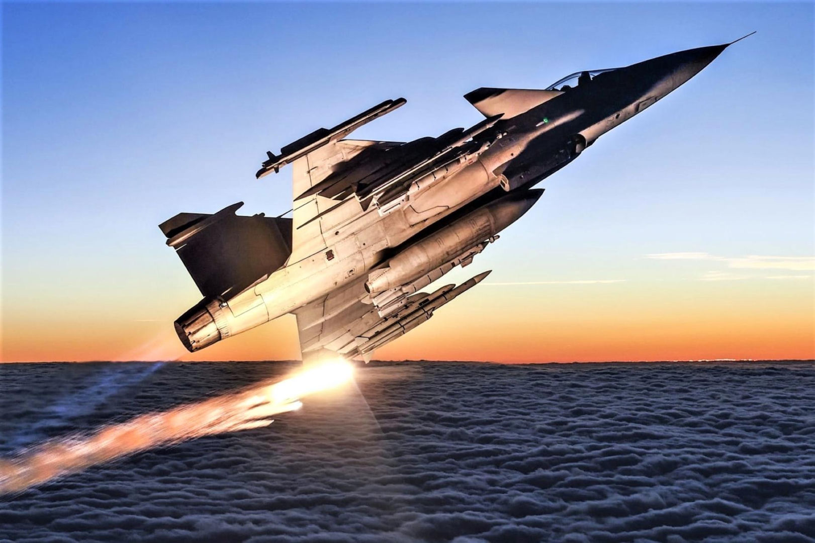 Saab Gripen z pociskami Meteor