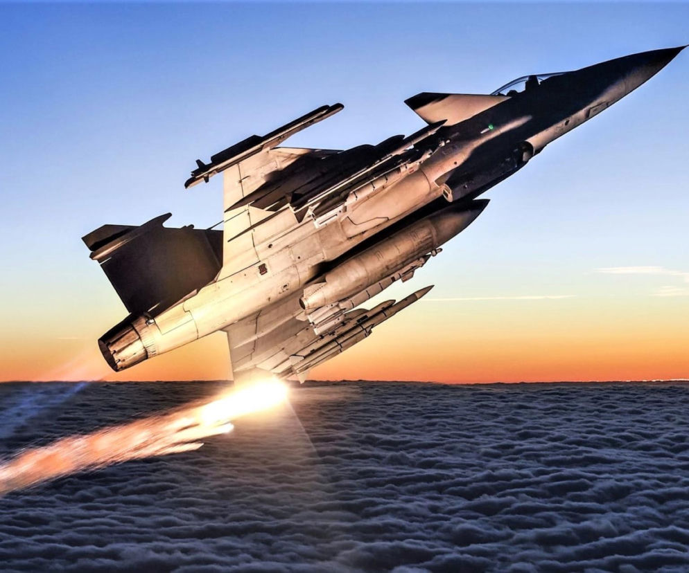 Saab Gripen z pociskami Meteor