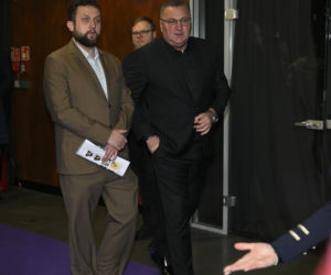 Czesław Michniewicz na premierze