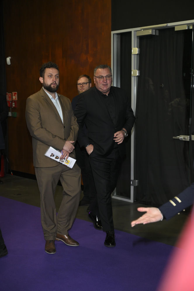 Czesław Michniewicz na premierze