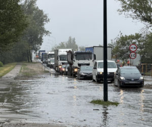Ulewy w Warszawie