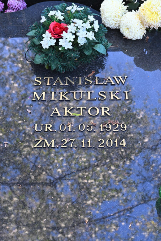 Grób Stanisława Mikulskiego
