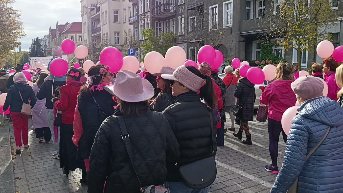 Marsz Różowej Wstążki w Szczecinie