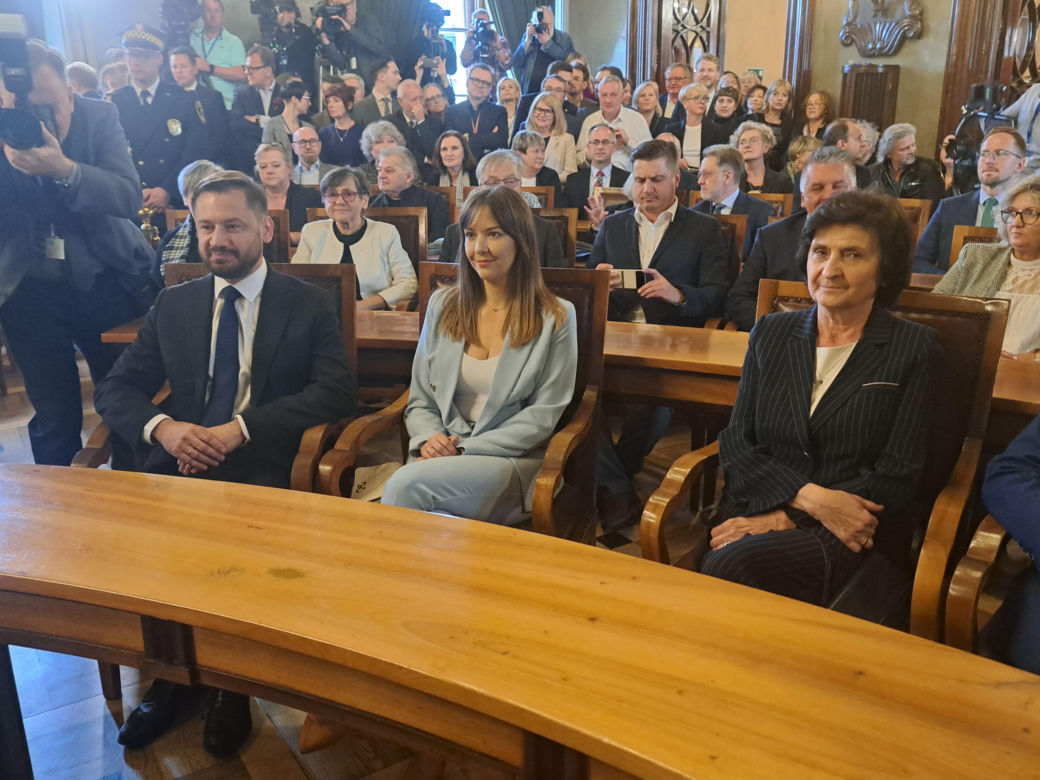 Zaprzysiężenie Aleksandra Miszalskiego na prezydenta miasta Krakowa oraz radnych IX kadencji