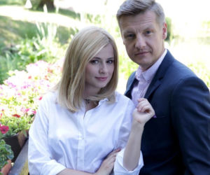 M jak miłość po wakacjach 2018. Paweł (Rafał Mroczek) i Katia (Joanna Jarmołowicz)