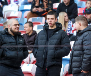 Zdjęcia kibiców i zawodników z derbów Górnego Śląska