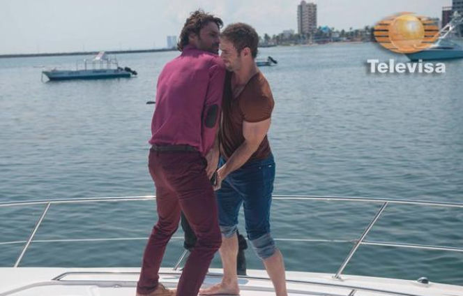 Burza. Damian (William Levy), Hernan (Ivan Sanchez)