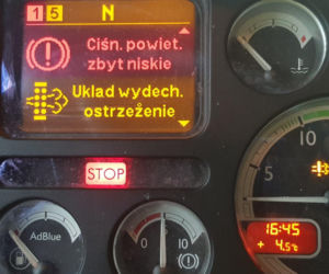 Ciężarówka pełna niesprawności - znaczyła teren i zatruwała środowisko