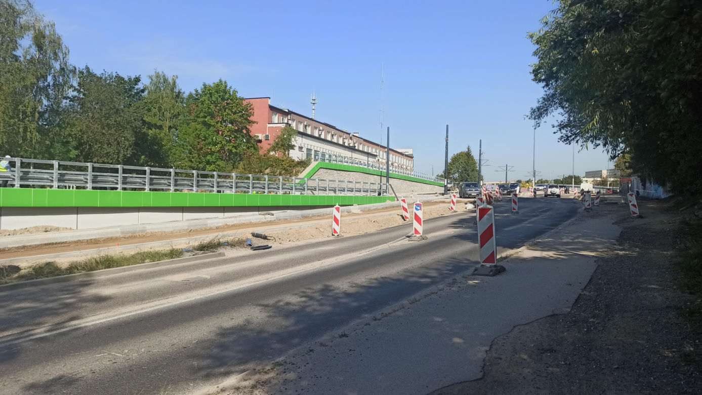 Próby obciążeniowe olsztyńskiej estakady 