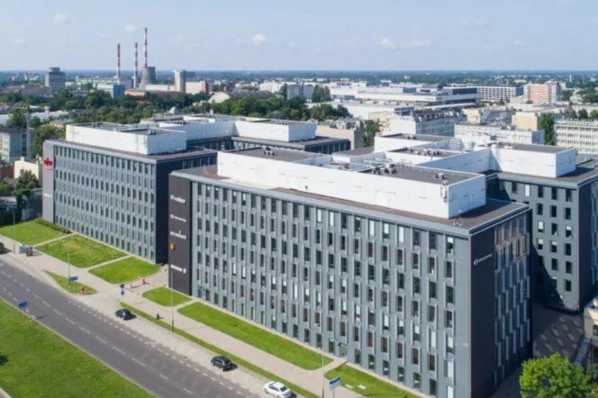Kompleks biurowy University Business Park w Łodzi przy ul. Wołczańskiej. O nowej siedzibie magistratu czytaj na Muratorplus.