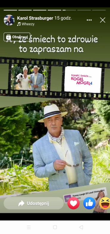 Aktor zagrał w nowej części filmu "Kogel Mogel"