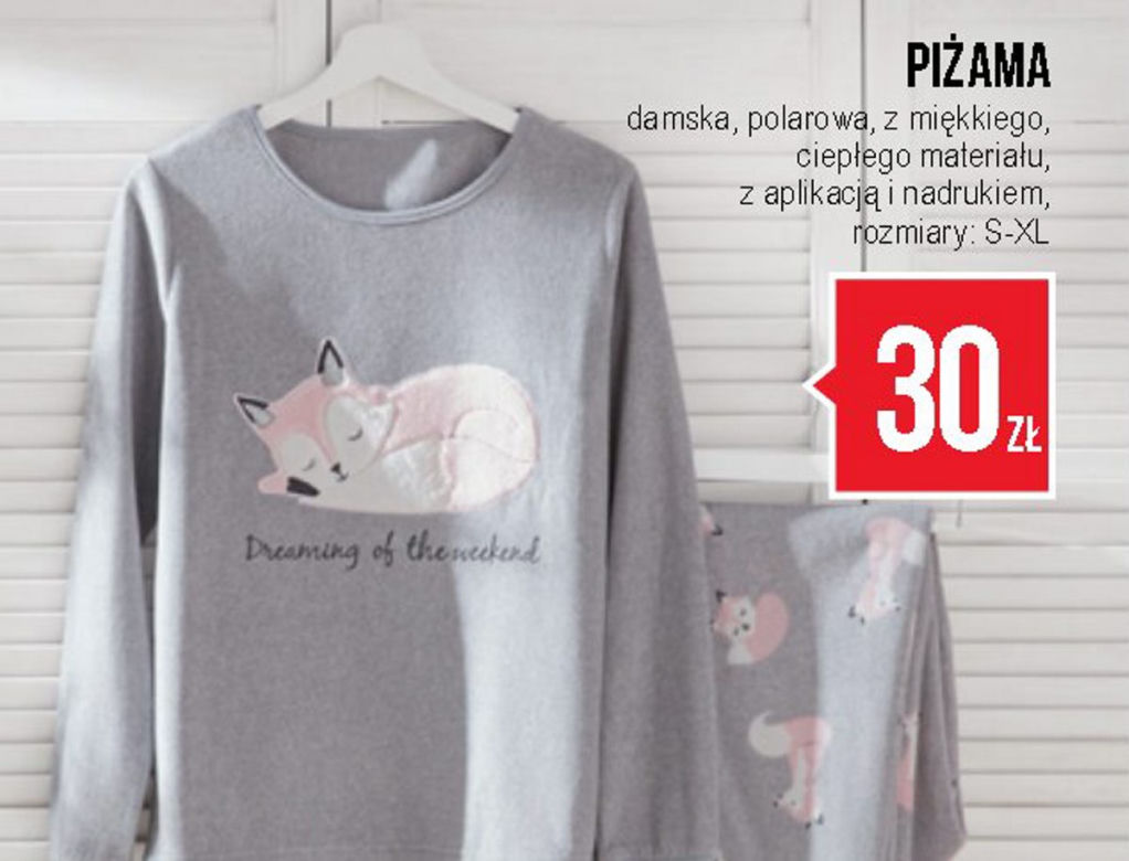 piżama damska 30 zł