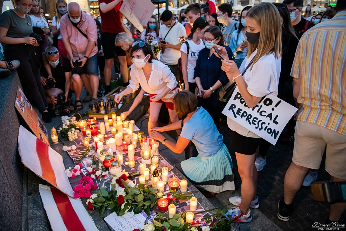 Kraków solidarny z Białorusią