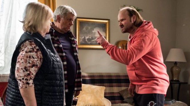 Barwy szczęścia, Amelia (Stanisława Celińska), Tomasz (Kazimierz Mazur), Gawron (Sebastian Stankiewicz)